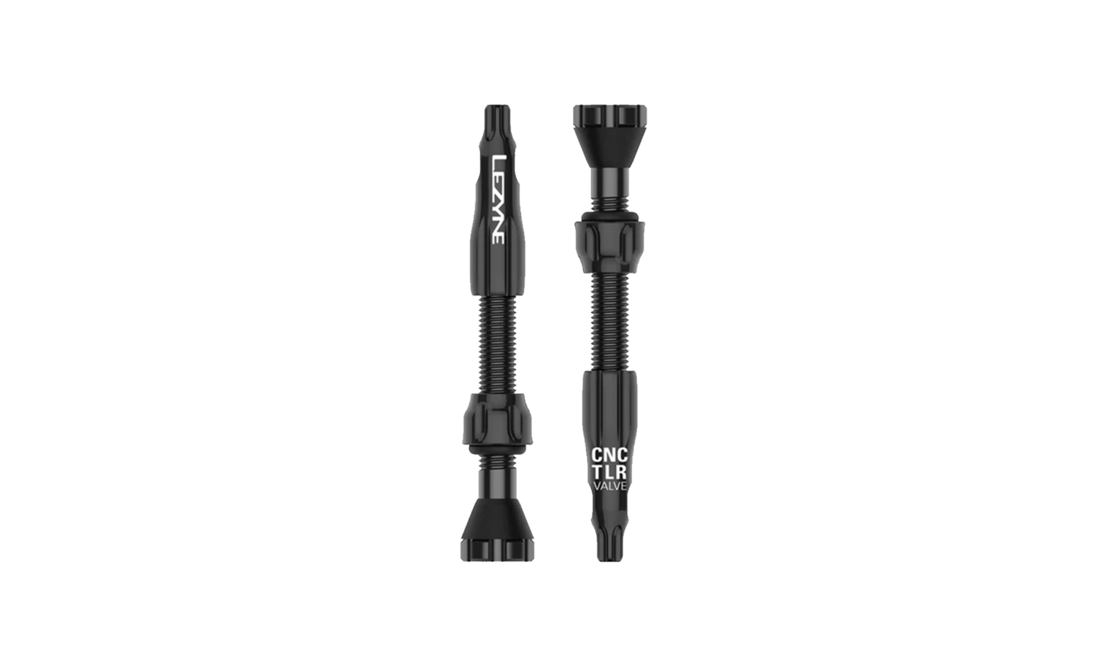 Lezyne CNC TLR Tubeless Valve, Presta, 44mm - Black (8421750047025)